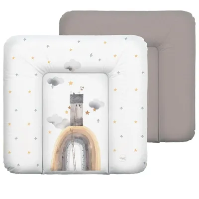 Produktbild von CEBA BABY Weiche Wickelauflage 75x72 cm – Wickelmatte für feste Unterlagen, Basic, ® Standard 100 (Rainbow Home)