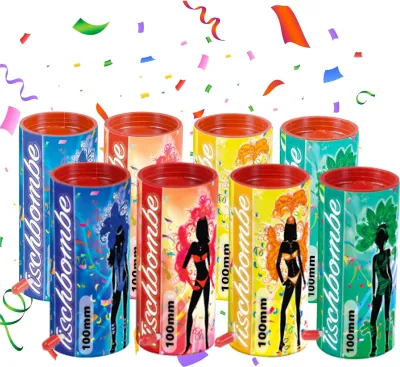 Produktbild von 4er Party Tischbomben Partypopper Tischfeuerwerk Silvester für Kinder