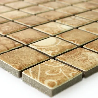 Produktbild von Keramik Mosaikfliesen Retrooptik Laceo Beige