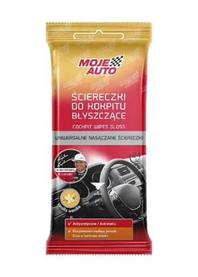 Produktbild von Moje Auto Cockpit-Pflegetücher glänzend Vanille, 24 Stück
