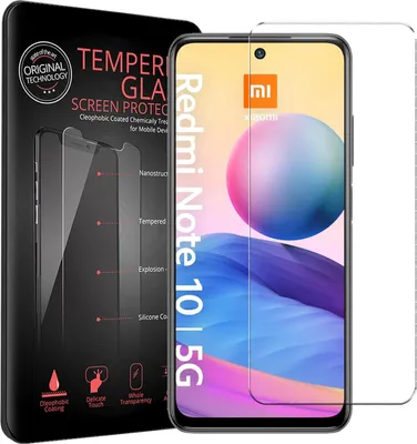 Produktbild von 2x Schutzfolie für Xiaomi Redmi Note 10 5G Handyfolie Panzer Schutz Glas Folie Displayschutz