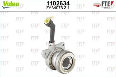 Produktbild von VALEO 1102634 Ausrücklager Zentralausrücker für FORD Transit Mk6 Kasten (V347, V348, FA) Kupplung