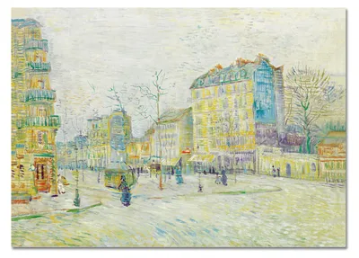 Image de Giallobus - Avenue Clichy - Vincent Van Gogh - 140L x 100l cm - Tableau - Verre acrylique