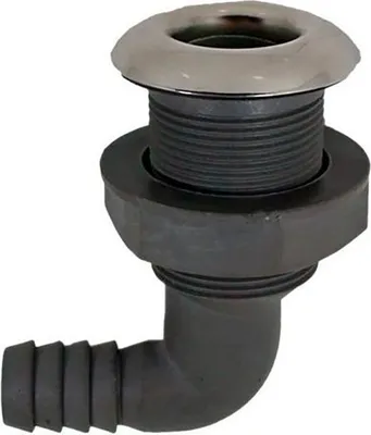 Produktbild von Goldenship 90º-rumpfverschraubung Schwarz 1 1/2´´ Schwarz 1 1/2´´