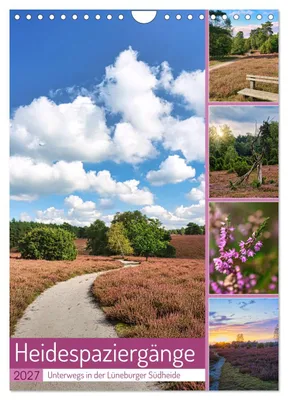 Produktbild von Heidespaziergänge (Wandkalender 2027 DIN A4 hoch), CALVENDO Monatskalender