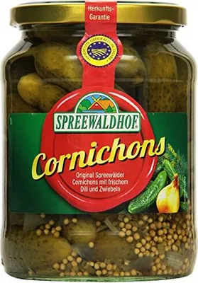 Produktbild von Spreewaldhof Original Cornichons mit Dill und Zwiebeln 720ml