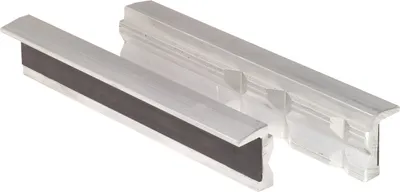 Produktbild von KS Tools Aluminium-Schraubstock-Schonbacken mit Trapeznutzen, 100 mm