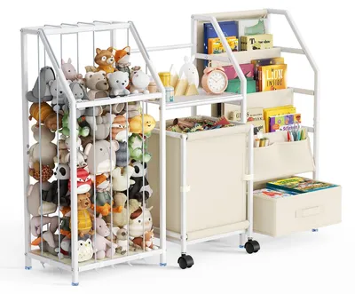 Produktbild von 3-in-1 Aufbewahrungsbox für Kinder mit Rollen