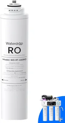Produktbild von Waterdrop RT-450RO Ersatzfilter fš¹r Waterdrop T3-C, T3-M und T4-A Tanklosen Umkehrosmosesysteme, 1 RO Filter, 24 Monate Lebensdauer