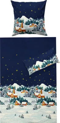Produktbild von Erwin Müller Bettwäsche blau 1x 200x220 cm + 2x 40x80 cm