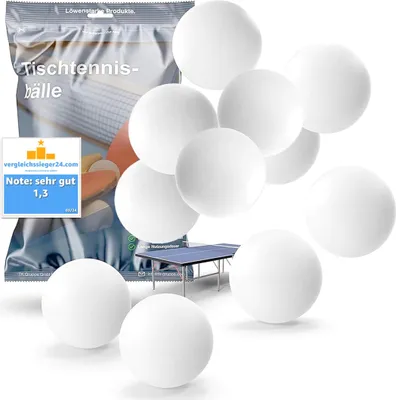 Produktbild von 48x Tischtennisbälle Bälle weiß Set 40 mm PingPong für Training (48 Stück)