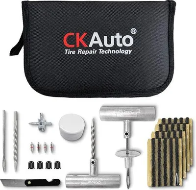 Produktbild von Famanu Reifenreparaturset 36-teilig - Universalset für Autos und Motorräder
