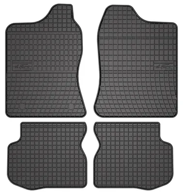 Zdjęcie produktu dla Dywaniki gumowe do Suzuki Jimny 1998-2018 (SUV) – 4 szt., czarne, dopasowane – Wielganizator SolidPRO
