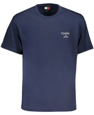 Produktbild von Herren T-Shirt Blau: Kurzarm, Regular Fit, Rundhals, Stickerei