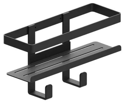 Produktbild von MYLINE Duschregal, 241x30x111mm, Schwarz matt