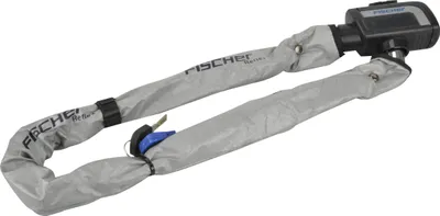 Immagine prodotto di FISCHER 85866 FISCHER Lucchetto per bicicletta a catena Reflex, lunghezza: 800 mm