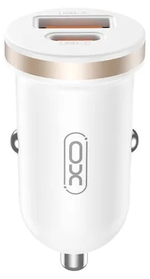 Zdjęcie produktu dla Xo Ładowarka Samochodowa Cc56 Pd 30W Qc 1X Usb 1X Usb-C Biała