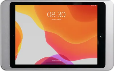 Produktbild von Dame Wall Tablethalterung für iPad 10.2' / 10.5' silber eloxiert