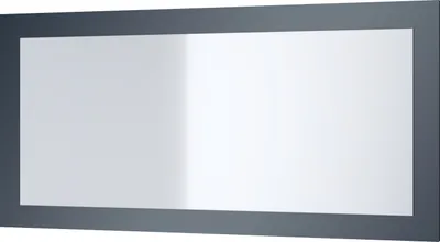 Produktbild von Vladon Spiegel Enigma 89, Wandspiegel mit Rahmen im modernen Stil, Royal Blau (89 x 45 cm)