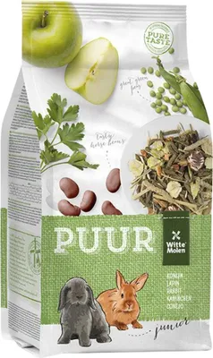 Imagen del producto de Witte Molen Puur, alimento para conejos jóvenes, 2 kg