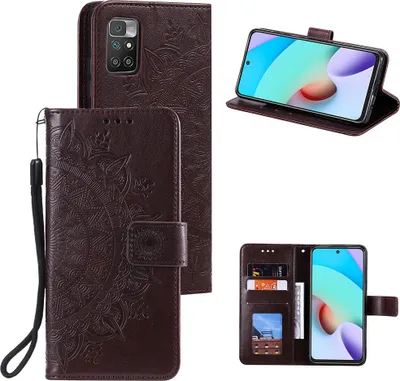 Obrázek produktu pro Pouzdro pro mobilní telefon Xiaomi Redmi 10 / 10 Prime Pouzdro Flipové pouzdro Kryt Pouzdro Mandala
