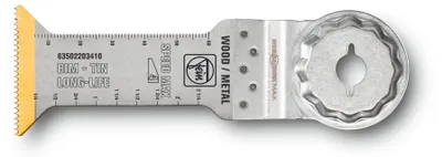 Image de Lame de scie bimétallique Fein E-Cut avec revêtement TiN, longueur 78 mm, largeur 42 mm, lot de 3 | 63502203420
