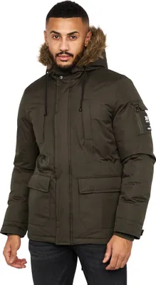 Produktbild von Crosshatch - "Parkmoore" Parka für Herren BG648 (L) (Dunkel-Olive)