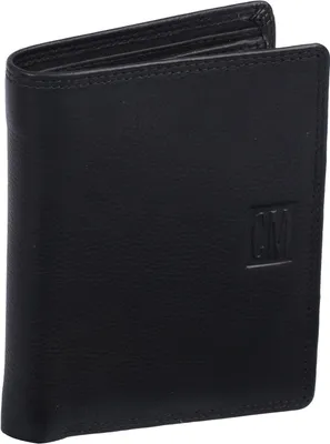 Produktbild von CM Herrenbörse hochformat 1 Klappe, schwarz