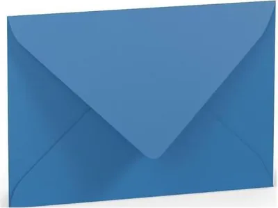 Produktbild von Briefumschlag C6 Nassklebung Seidenfutter Stahlblau