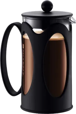 Produktbild von Kompaktes 3-Tassen Kaffeezetgerät Schwarz Borosilicatglas