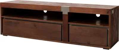 Image de MASSIVMOEBEL24 | Meuble TV 180x48 Manguier laqué Brun AMSTERDAM #25