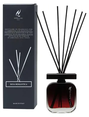 Raumduft mit Stäbchen, 100 ml, Romantische Rose