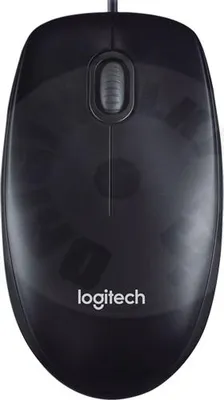 Produktbild von Logitech M100, Beidhändig, Optisch, USB Typ-A, 1000 DPI, Schwarz