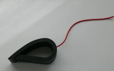 Produktbild von Türstopper Fensterstopper Türkeil House Mouse ARTIKEL-Design schwarz-rot