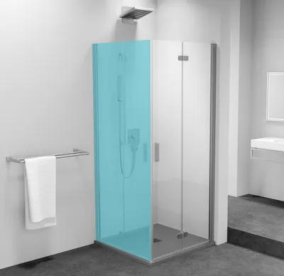 Obrázok produktu pre ZOOM LINE skladacie sprchové dvere 900 mm, pravé, číre sklo