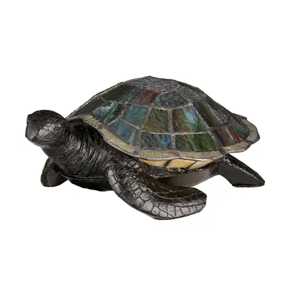 Produktbild von Elstead Tiffany Animal Lamps LED Tischleuchte G9 Vintage-Bronze