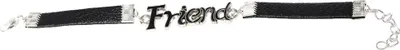 Produktbild von Freundschaft Armband BFF forever friends Schwarz