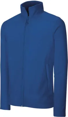 Produktbild von Kariban Herren Fleece Jacke Fleecejacke Übergangsjacke Sweatjacke, Größe:3XL, Farbe:Royal Blue