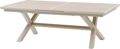 Produktbild von Gartentisch "axiome" ausziehbar leinen &amp ton 10 plätze aus aluminium  - Hespéride
