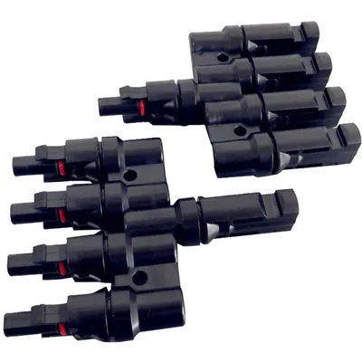 Produktbild von Solarstecker, wasserdichter Stecker und Buchse MC4-Stecker Photovoltaikstecker IP67 wasserdicht, SH4