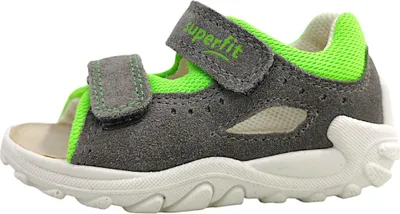 Produktbild von Superfit Flow Kinderschuhe Jungen Sandalen Minilette Grau Freizeit, Schuhgröße:22 EU