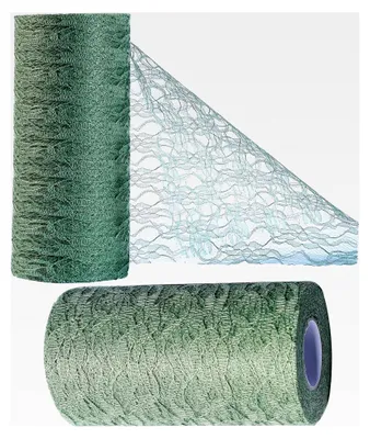 Produktbild von Tischläufer Spitze Grün 15cm x 25m Hochzeitsdeko Retro Tischband