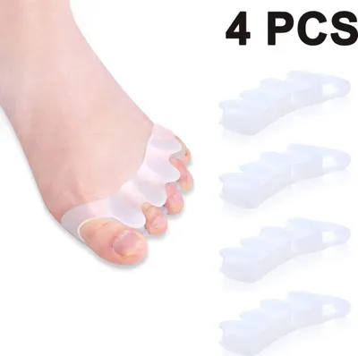 Produktbild von Zehenspreizer Silikon , Zehentrenner , Korrektur für alle Zehen,Soft - Bandage, Fußzehen, Spreizer, Damen und Herren