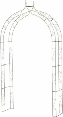 Obrázek produktu pro Růžový oblouk, žárově pozinkovaný kov 140 x 40 x 252 cm