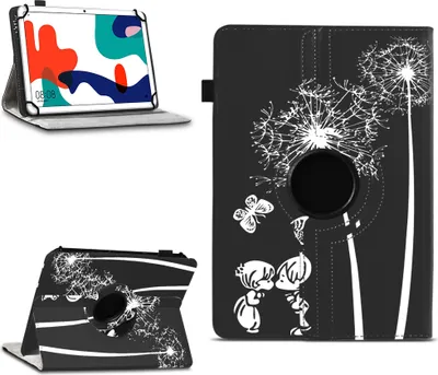 Produktbild von Tablet Tasche für Tabwee Tablet T90 / W90 Hülle Schutzhülle Schutz Drehbar CaseFarben:Motiv 12