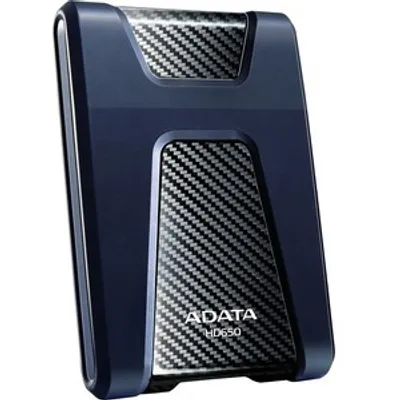 Produktbild von ADATA HD650 2TB, Festplatte, 3.0 (3.1 Gen 1), USB Type-A, Schwarz, Kratzresistent, Verkabelt