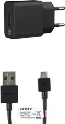 Produktbild von Sony UCH10 USB Ladegerät inkl.Typ-C Kabel schwarz