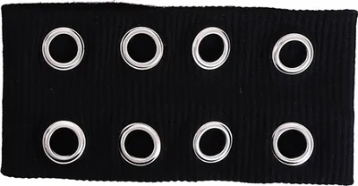 Produktbild von Haarband für Damen, Punk-Stil, Rock, Stretch-Stirnband mit hohlen Ösen, ästhetisches Design, Haar-Accessoires