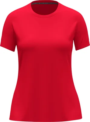 Produktbild von JAKO Damen T-Shirt Uni - 6105D, Farbe:rot, Größe:L (42/44)