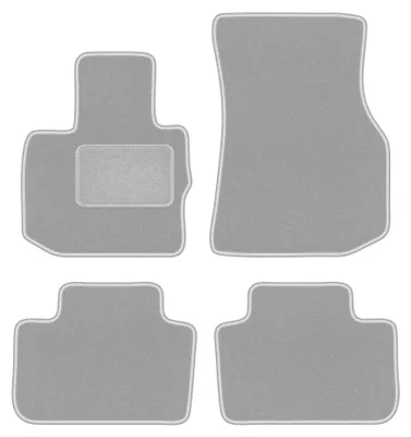 Immagine prodotto di Tappetini in moquette per BMW X4 G02 2018- (SUV) – set 4 pezzi, grigi, su misura – Wielganizator OSLO
